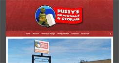 Desktop Screenshot of dustysremovals.com.au