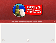 Tablet Screenshot of dustysremovals.com.au